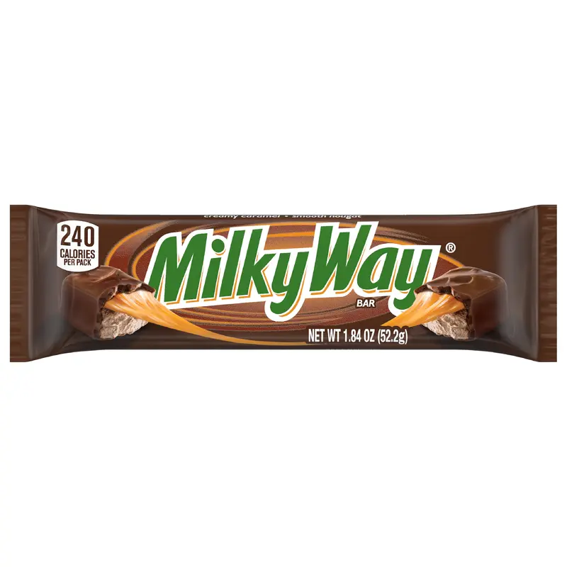 MILKY WAY, Milk Chocolate Singles Size Candy Bars, 1.84 Oz