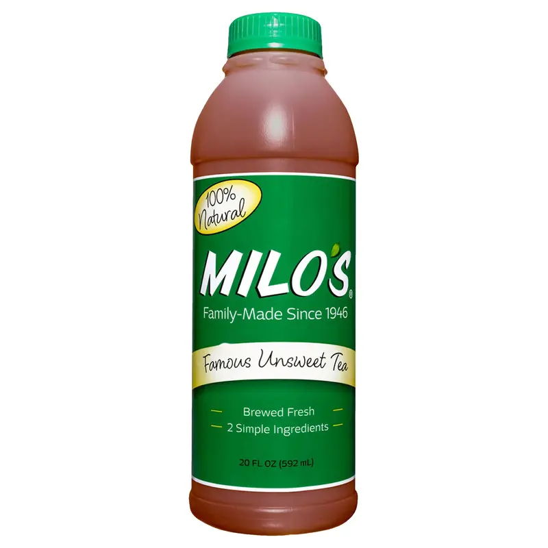 Milo's Famous Unsweet Tea - 20 fl oz