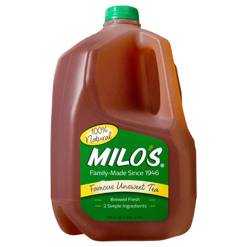 Milo's Famous Unsweetened Tea - 128Oz Oz