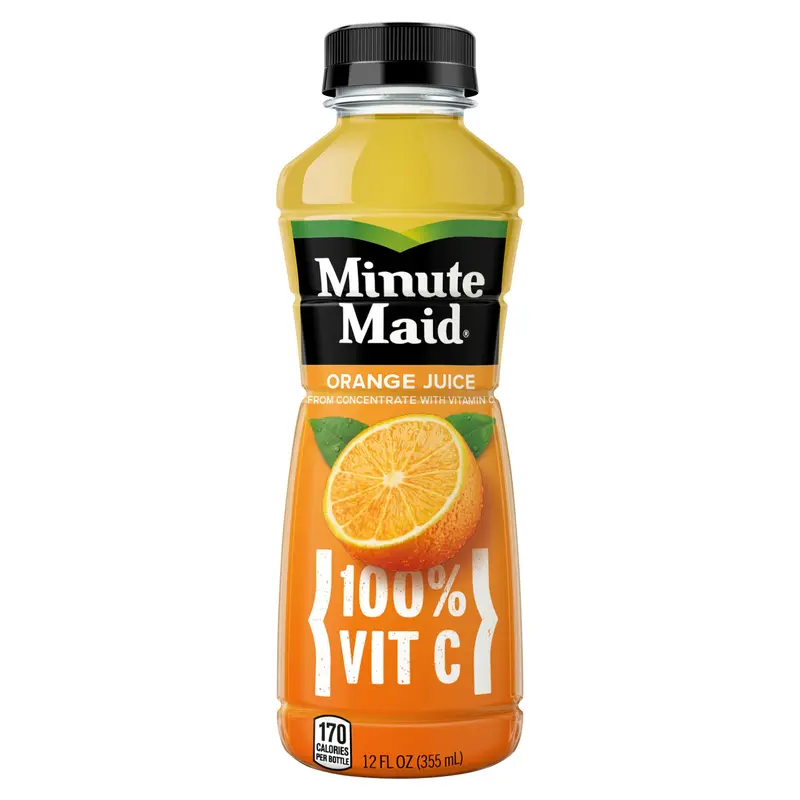 Minute Maid Orange Juice Bottle, 12 fl oz