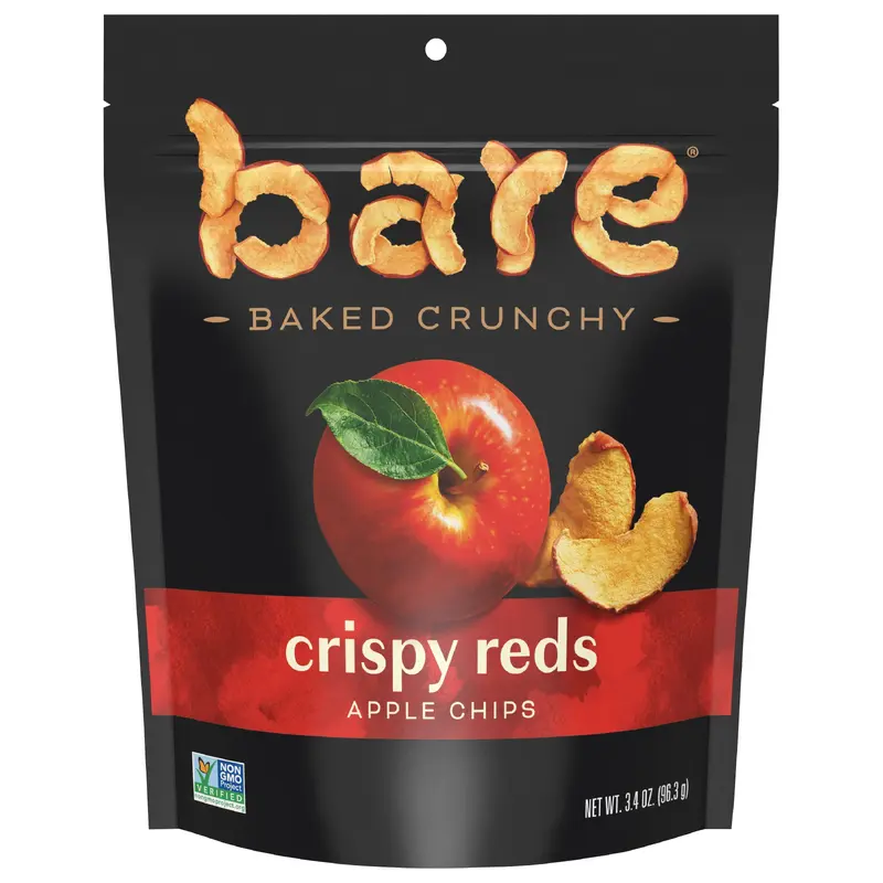 Bare Baked Crunchy Apple Chips Crispy Reds 3.4 Oz