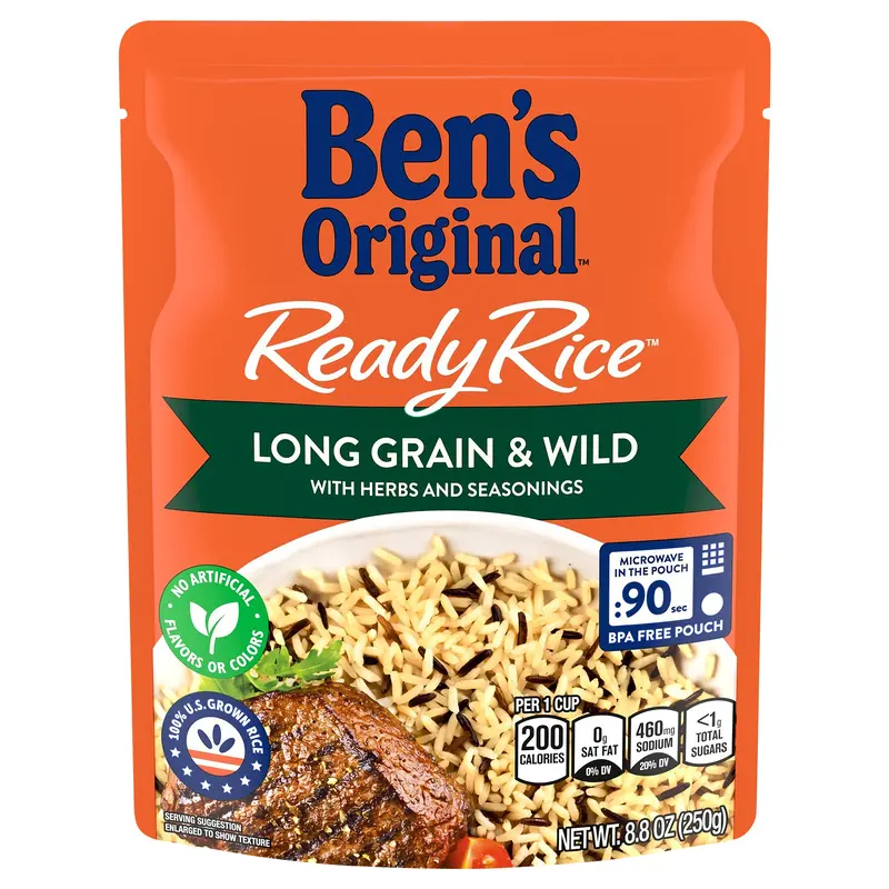 Ben's Original Ready Rice Long Grain & Wild Rice 8.8 oz