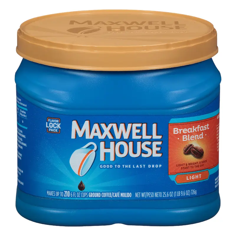 Maxwell House Light Ground Breakfast Blend Coffee 25.6 oz