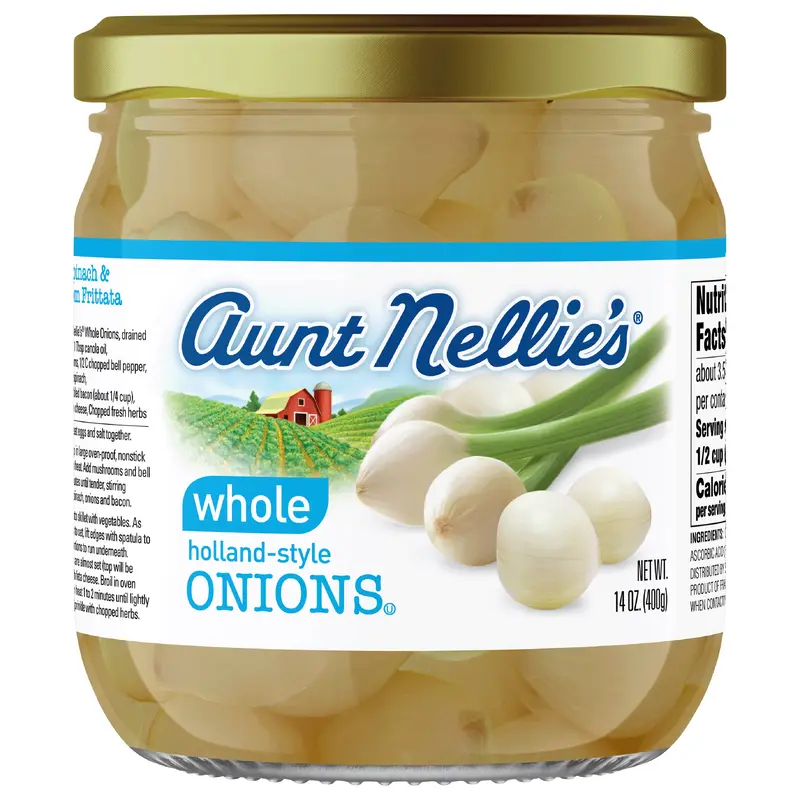 Aunt Nellie's Whole Holland-Style Onions, 14 oz