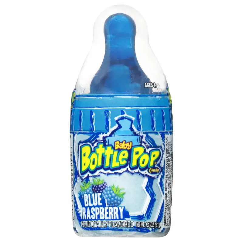 Baby Bottle Pop Blue Raspberry Candy 1.1 oz