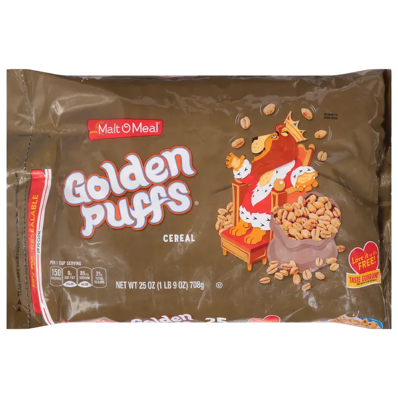 Malt O Meal Golden Puffs Family Size Cereal Family Size 25 oz