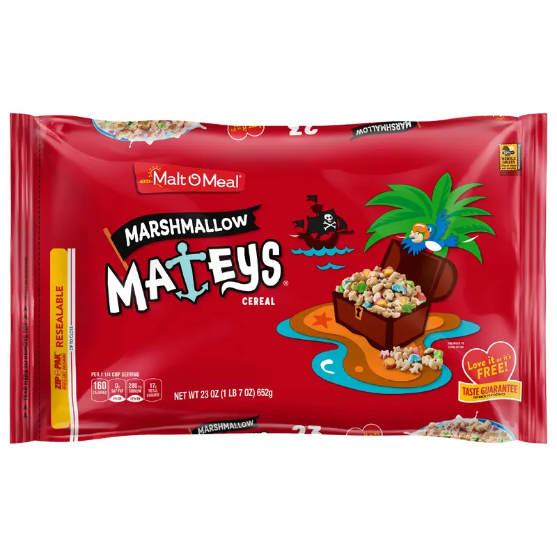 Malt O Meal Mateys Family Size Marshmallow Cereal 23 oz
