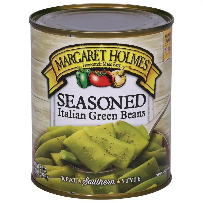 Margaret Holmes Seasoned Italian Green Beans 28 oz