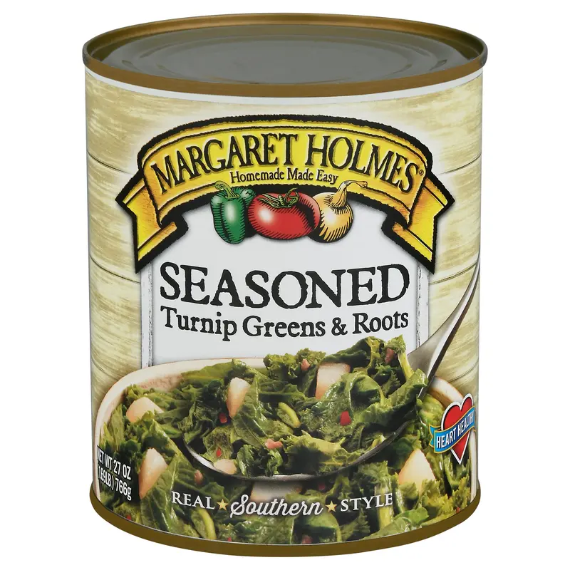 Margaret Holmes Seasoned Turnip Greens & Roots 27 oz