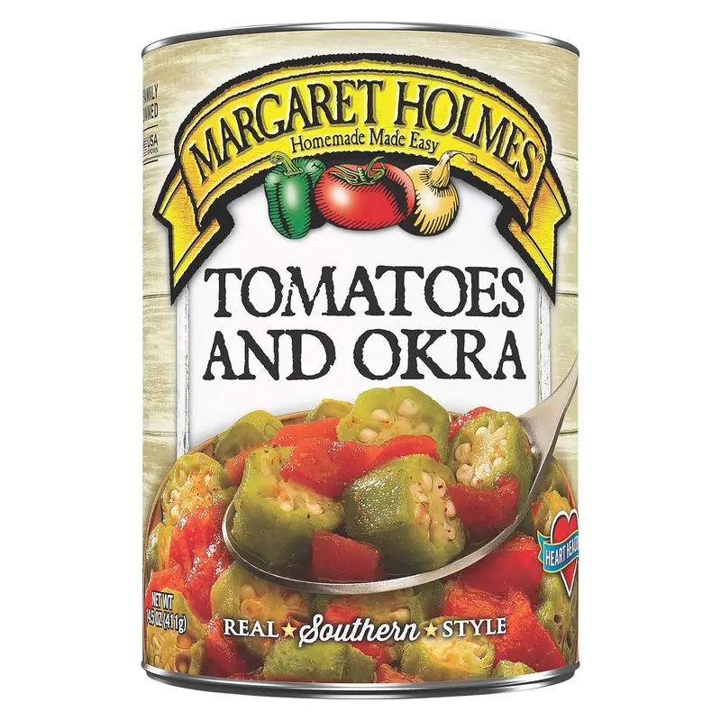 Margaret Holmes Tomatoes and Okra 14.5 oz