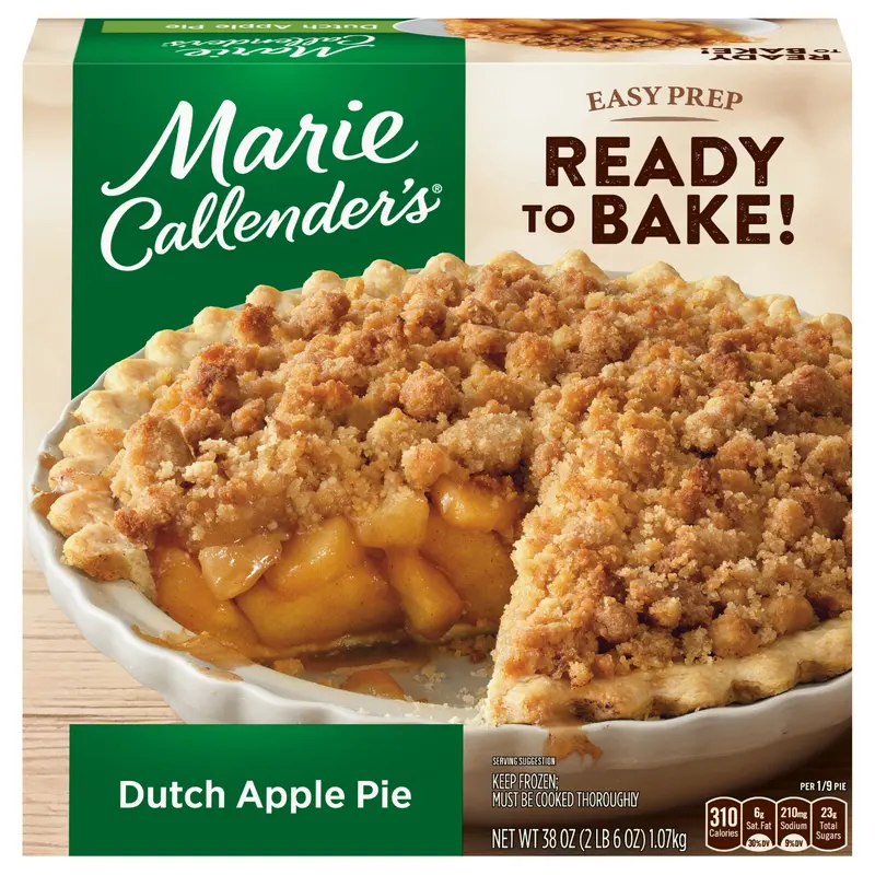 Marie Callender's Dutch Apple Pie Frozen Dessert, 38 Ounce