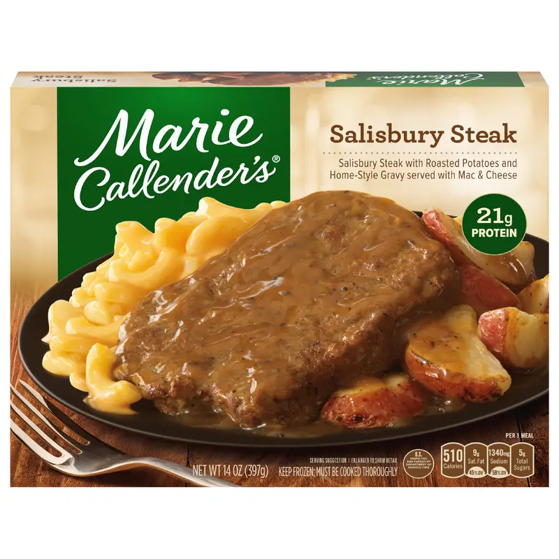Marie Callender's Frozen Dinner, Salisbury Steak, 14 Ounce