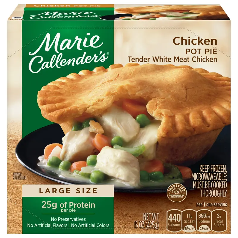 Marie Callender's Frozen Meal, Chicken Pot Pie, 15 Ounce