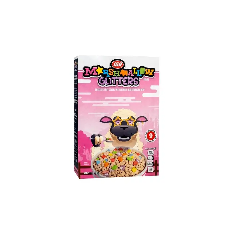 MARSHMALLOW GLITTERS CEREAL 11.5 OZ