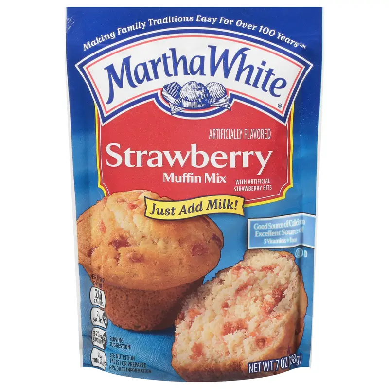 Martha White Strawberry Muffin Mix 7 oz