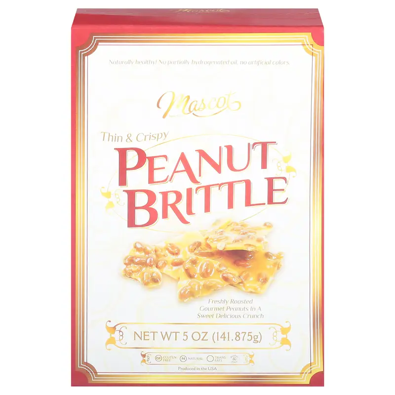 Mascot Thin & Crispy Peanut Brittle 5 oz