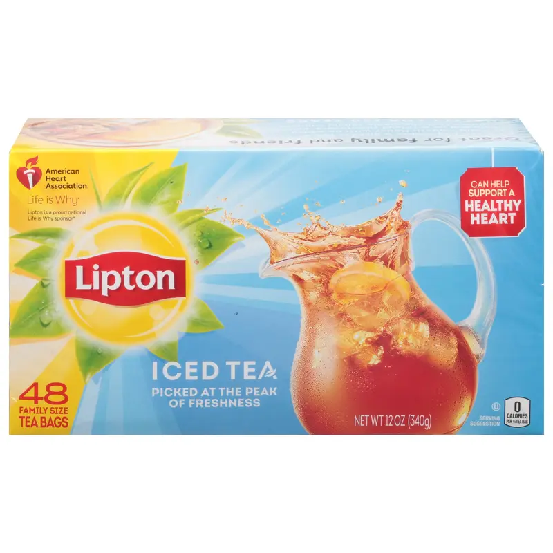 Lipton Bags Iced Tea Family Size 48 ea