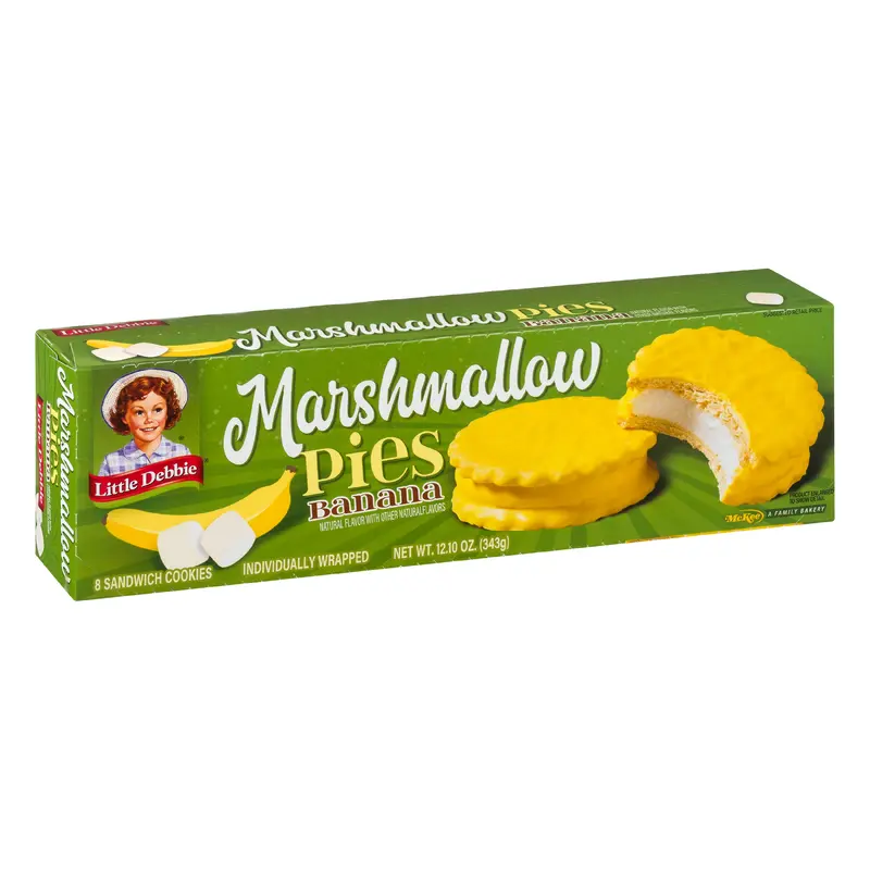 Little Debbie Banana Marshmallow Pies 8 ea