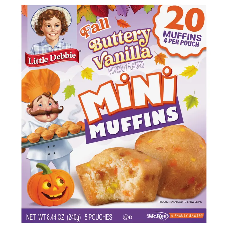 Little Debbie Fall Mini Muffins (Buttery Vanilla)