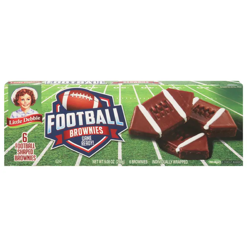 Little Debbie Football Brownies 6 ea