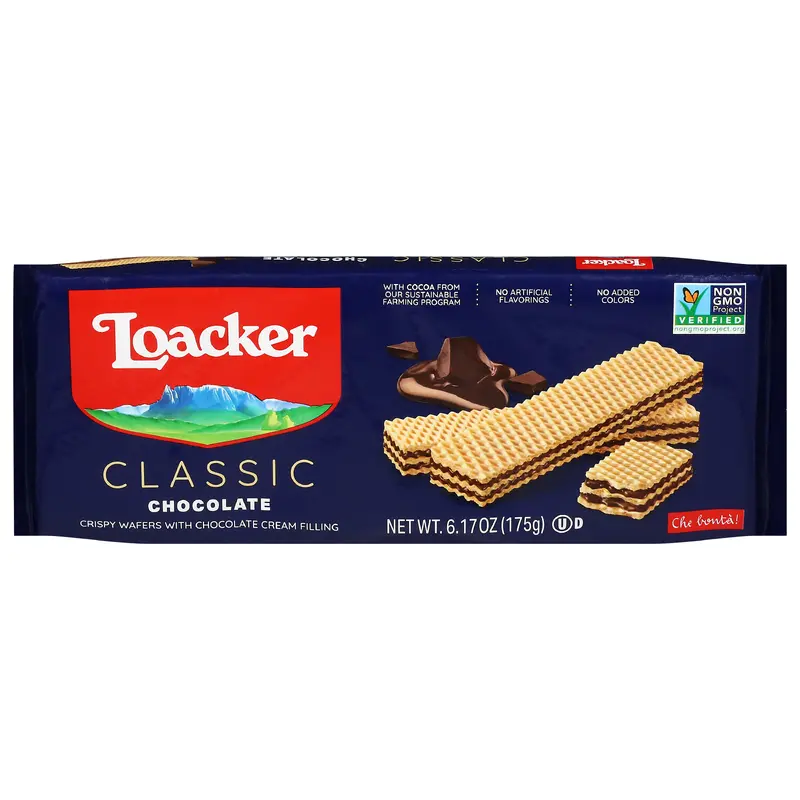 Loacker Classic Chocolate Wafers 6.17 oz