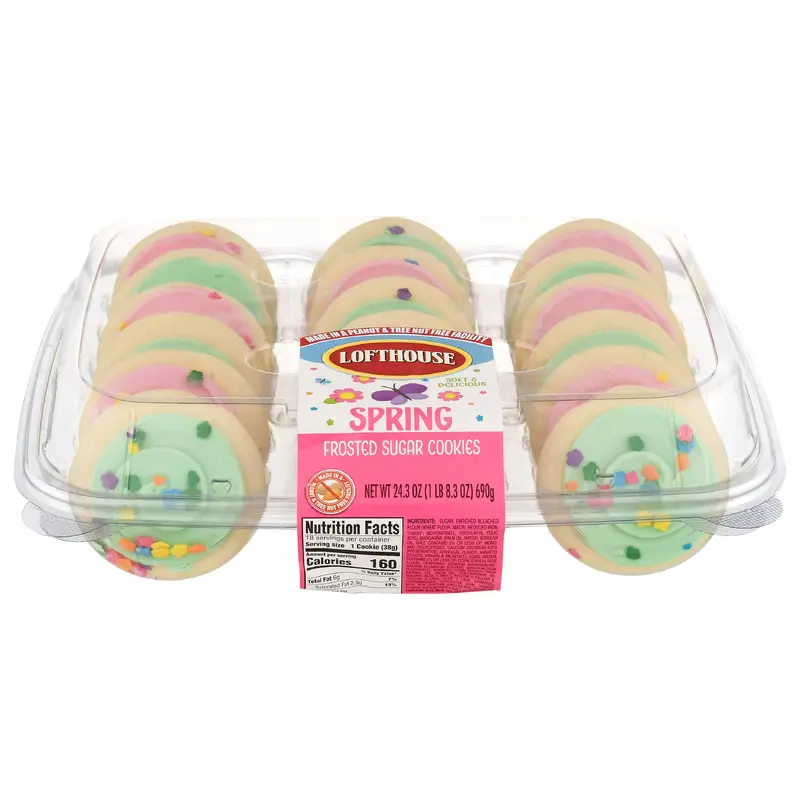 Lofthouse Frosted Spring Sugar Cookies 24.3 oz