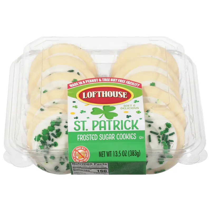 Lofthouse St. Patrick Frosted Sugar Cookies 13.5 oz