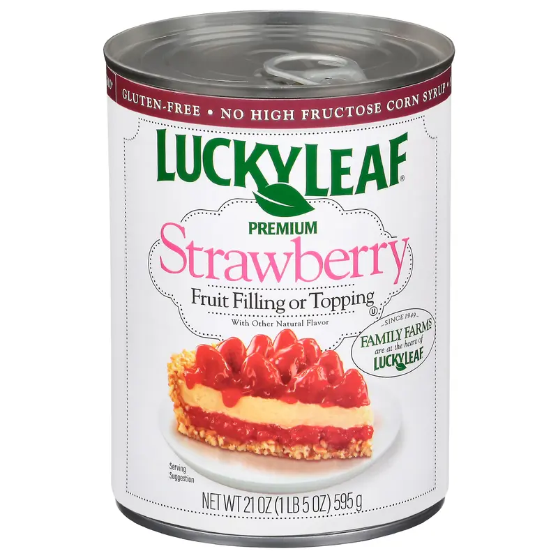 Lucky Leaf Premium Strawberry Fruit Filling 21 oz.
