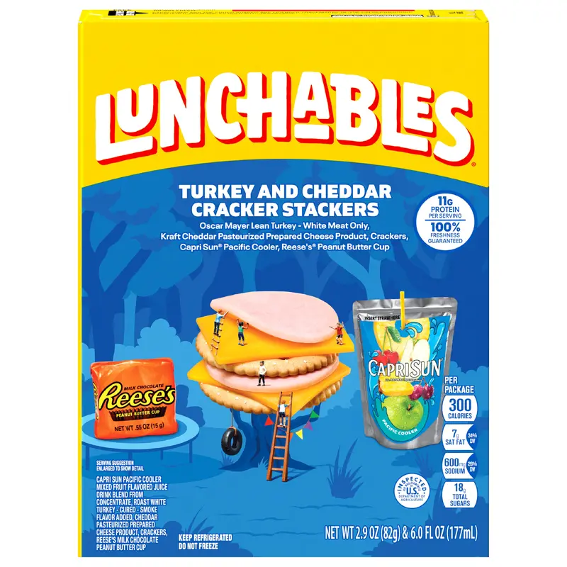 Lunchables Turkey and Cheddar Cracker Stackers Fun Pack 1 ea