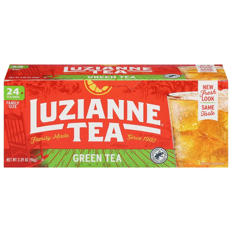 Luzianne Green Tea Family Size 24 Tea Bags