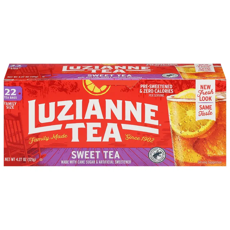 Luzianne Sweet Tea Family Size 22 Tea Bags