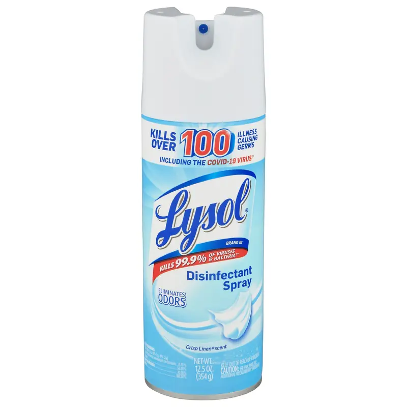 Lysol Crisp Linen Scent Disinfectant Spray 12.5 oz