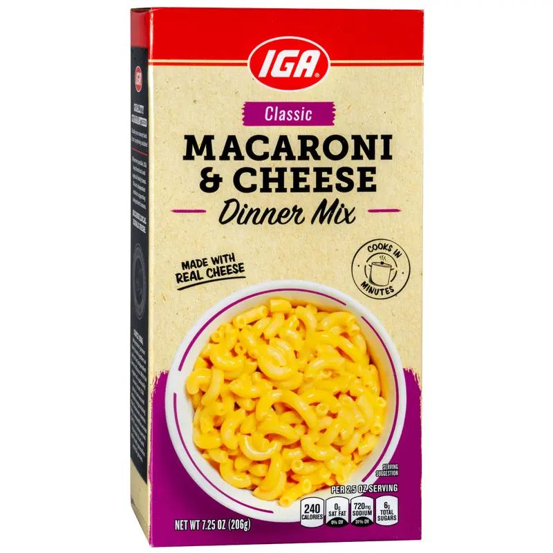 MACARONI & CHEESE 7.25 OZ BOX