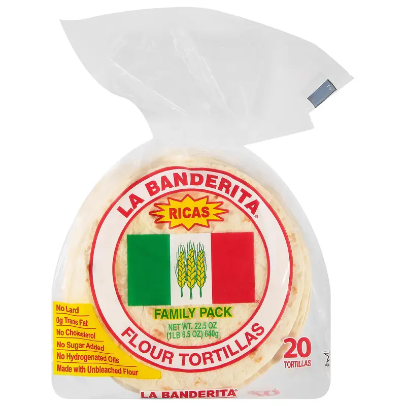 La Banderita Family Pack Flour Tortillas