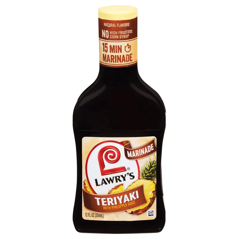 Lawry's Marinade Teriyaki Pinapple, 12 fl oz