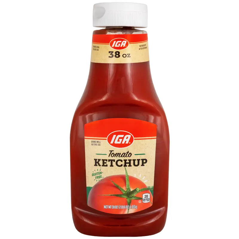 KETCHUP TOMATO 38 OZ