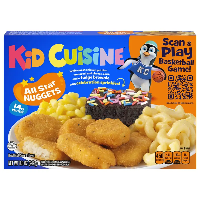 Kid Cuisine All Star Nuggets, Frozen Meal, 8.8 oz.