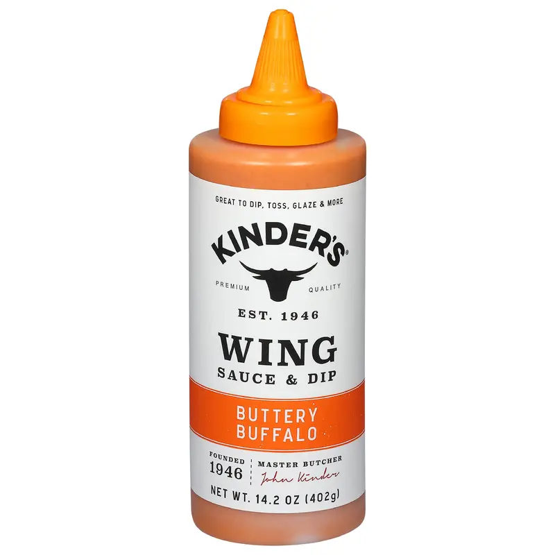 Kinder's Buttery Buffalo Wing Sauce & Dip 14.2 oz
