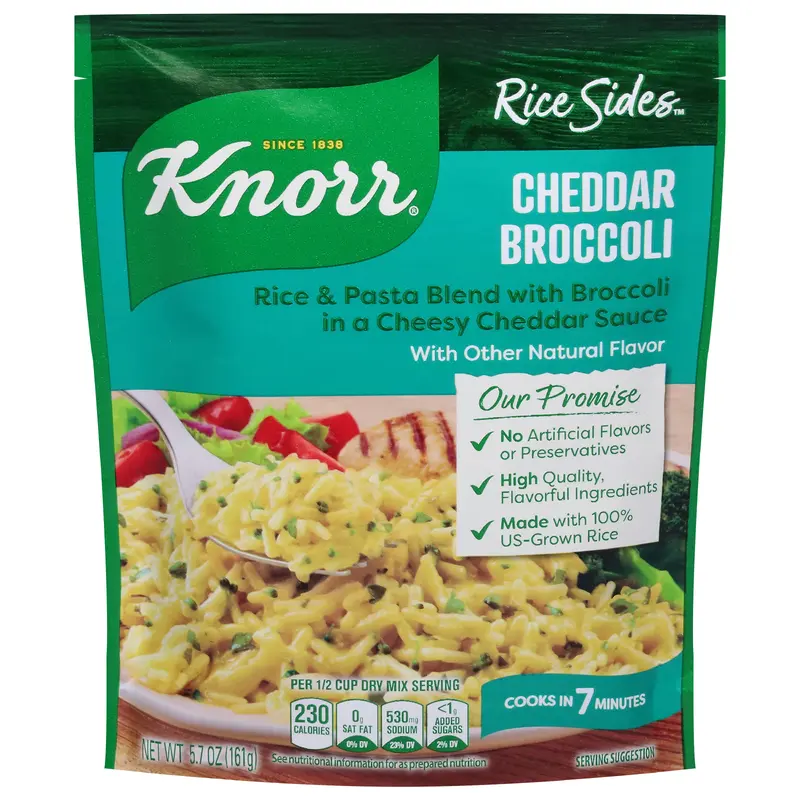 Knorr Rice Sides Cheddar Broccoli Rice & Pasta Blend 5.7 oz