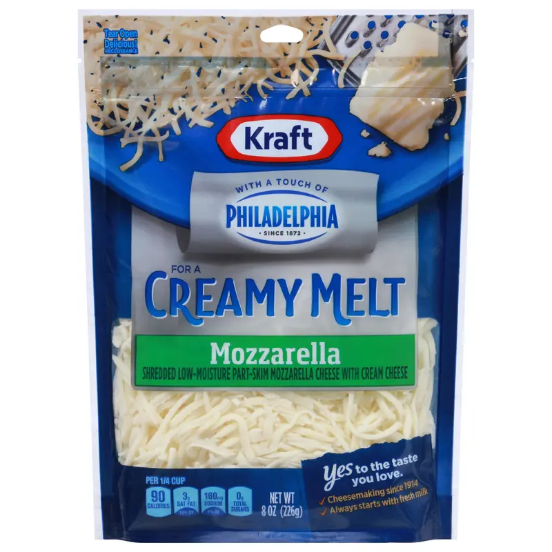 Kraft Creamy Melt Mozzarella Cheese 8 oz