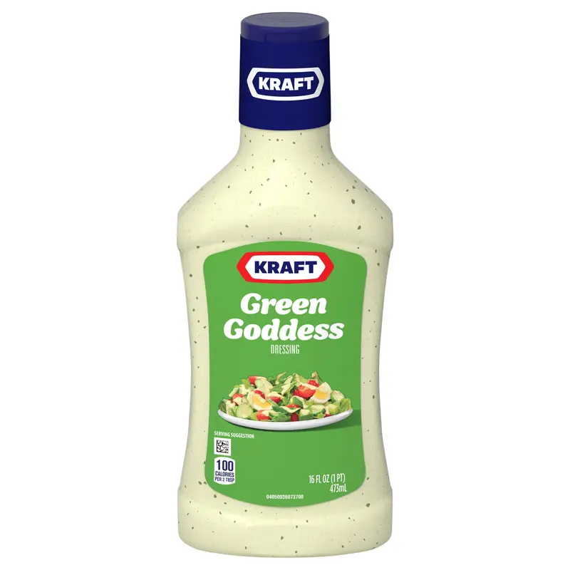 Kraft Green Goddess Salad Dressing, 16 fl oz Bottle