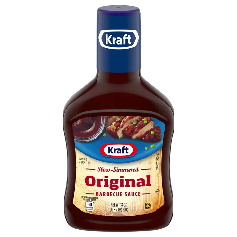 Kraft Original Slow-Simmered Barbecue Sauce and Dip, 18 oz Bottle