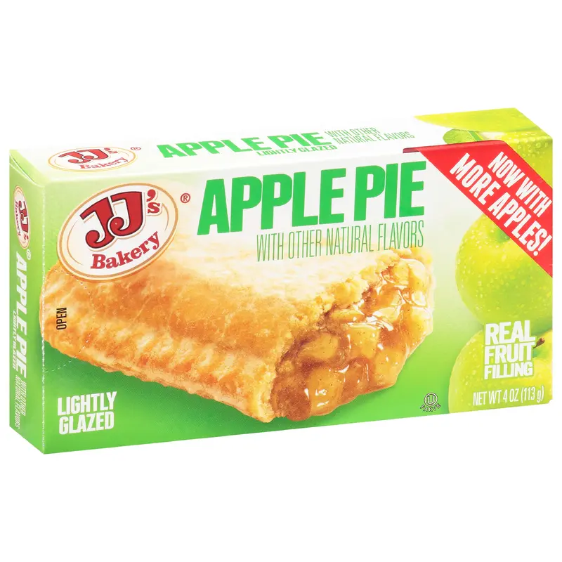 JJ's Bakery Lightly Glazed Apple Pie 4 oz