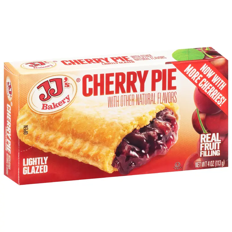 JJ's Bakery Lightly Glazed Cherry Pie 4 oz