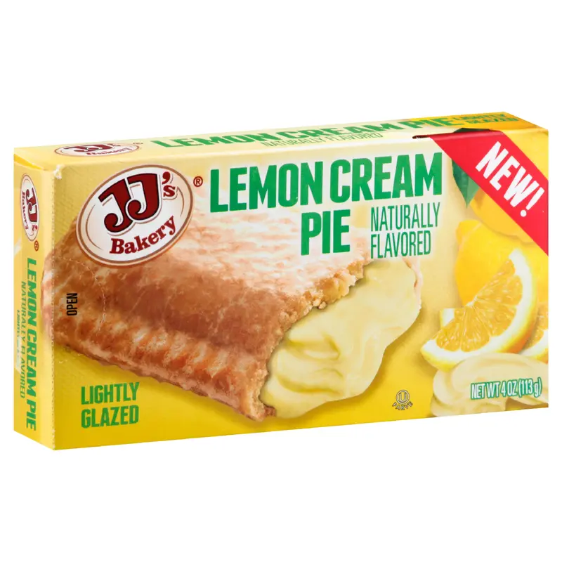 JJ's Bakery Lightly Glazed Lemon Cream Pie 4 oz