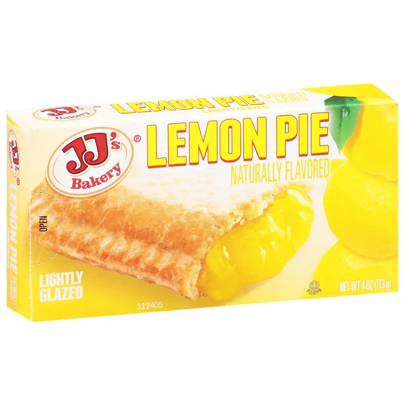 JJ's Bakery Lightly Glazed Lemon Pie 4 oz