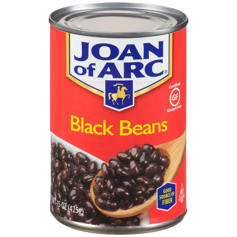 Joan of Arc Black Beans 15 oz. Can
