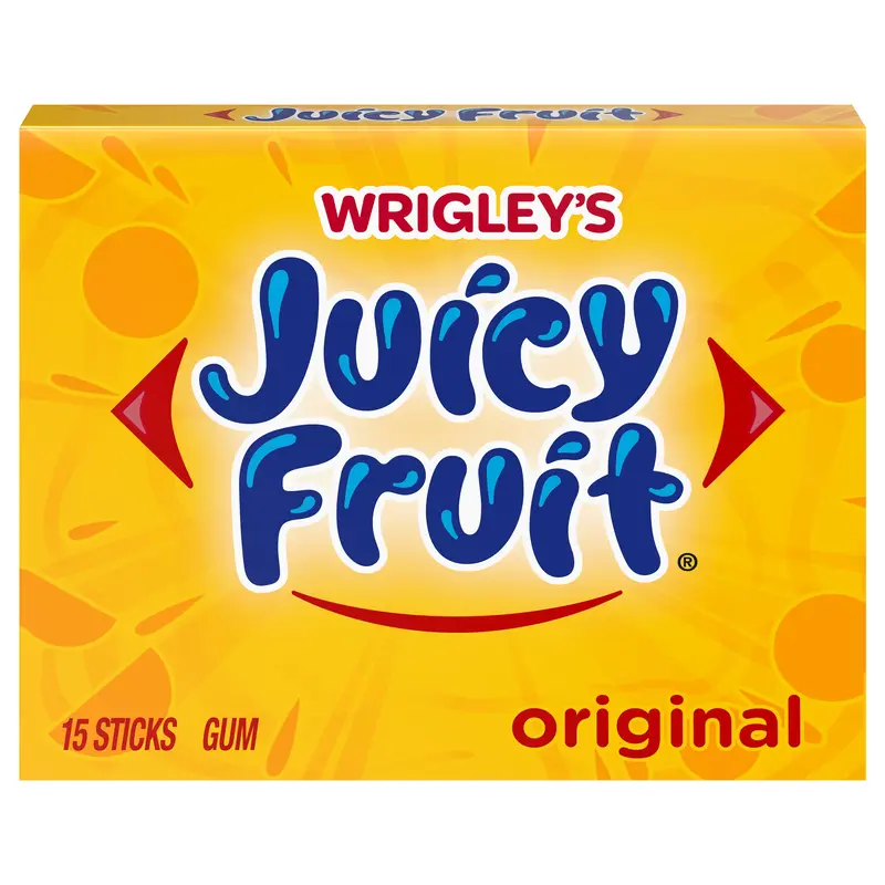 JUICY FRUIT Original Bubble Gum Single Pack