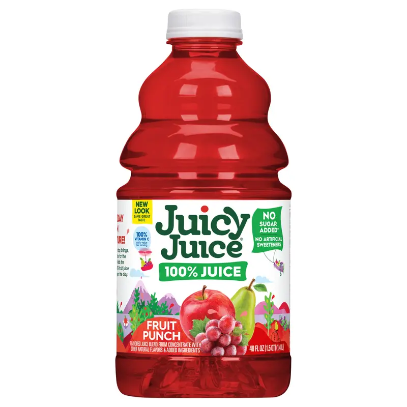 Juicy Juice 100% Juice, Fruit Punch, 48 Fl Oz Bottle