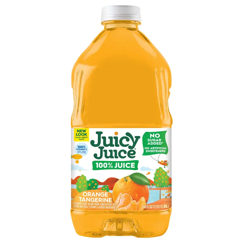 Juicy Juice 100% Juice, Orange Tangerine, 64 Fl Oz Bottle
